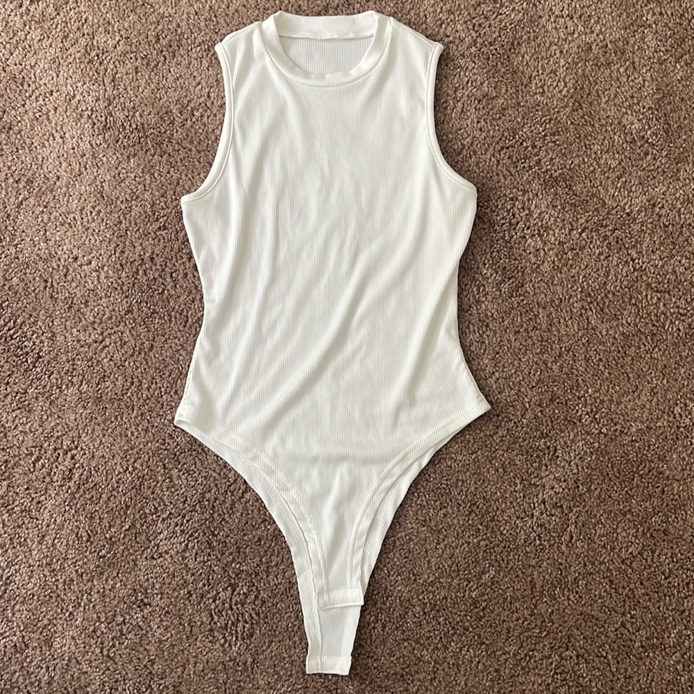 White tank bodysuit